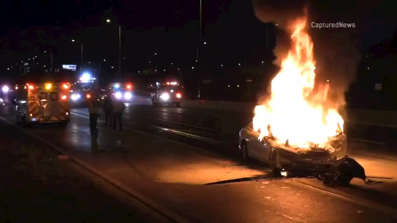 Firefighter among at least 6 injured in serious Eisenhower Expressway crash: Illinois State Police