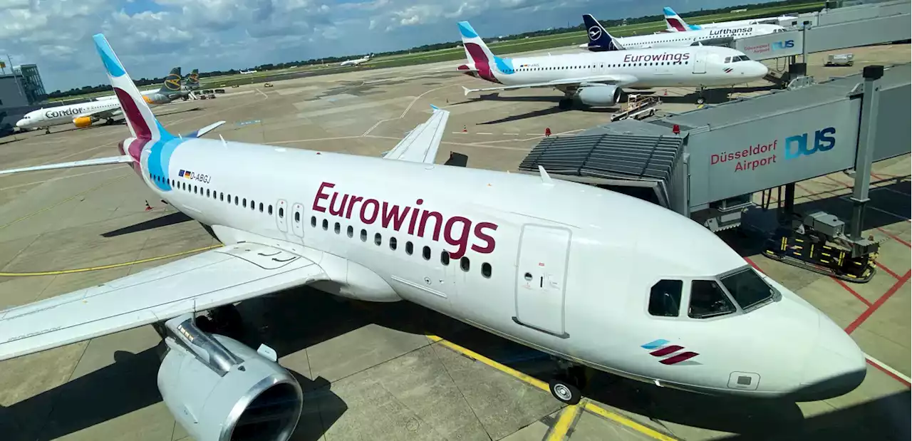 Gut die Hälfte der geplanten Eurowings-Flüge findet am Montag statt - aeroTELEGRAPH