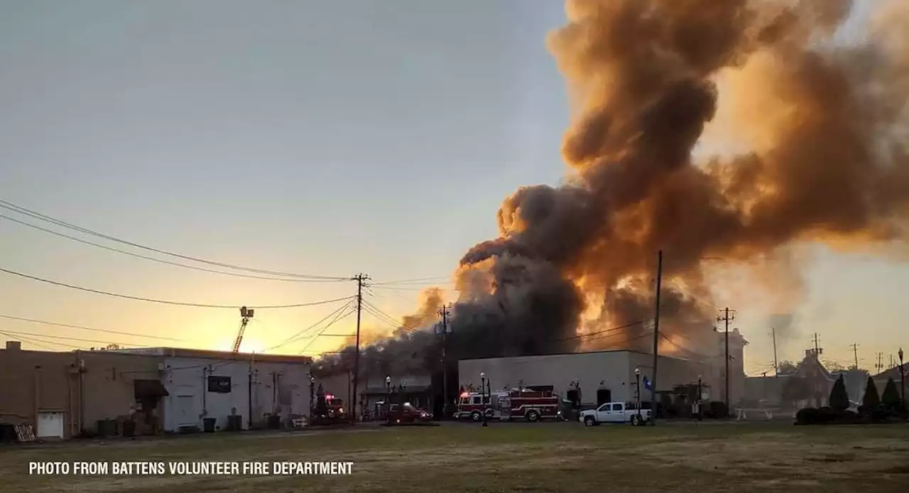 Fire Damages Businesses in Downtown Enterprise - Alabama News