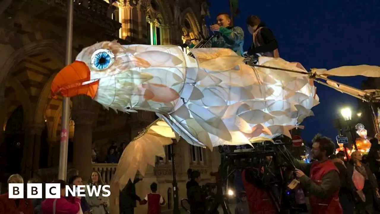 Centre of Northampton lights up for Diwali festival celebrations