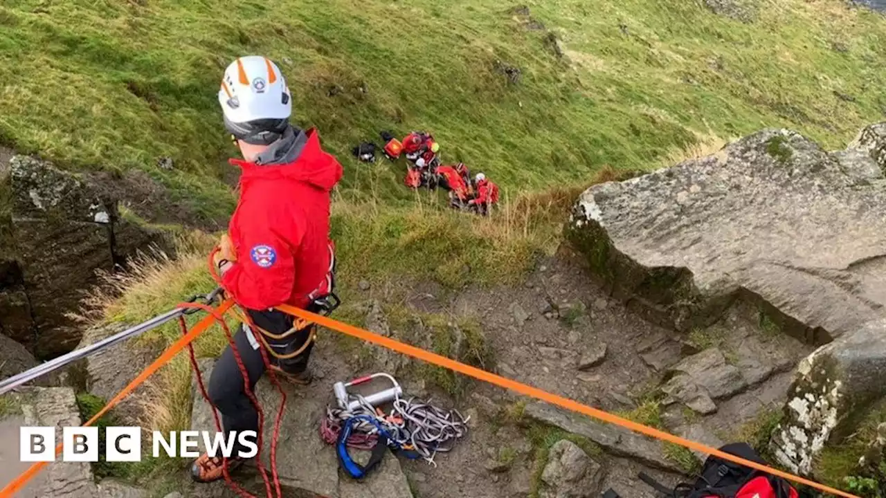 Striding Edge fall: Severe weather hampers rescue