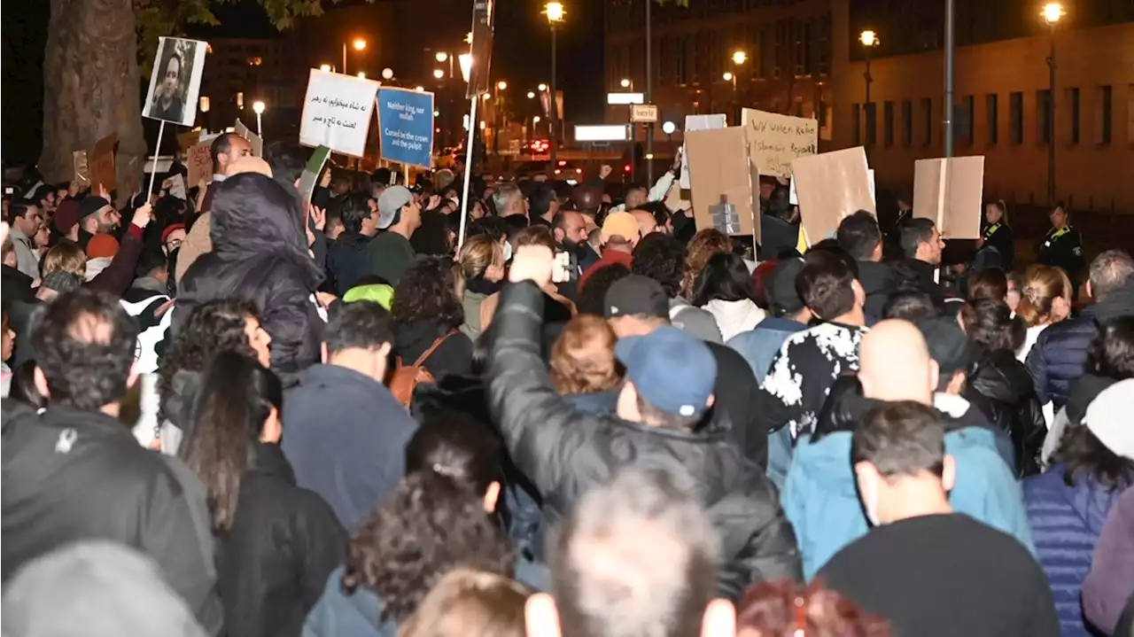 Spontane Iran-Proteste in Berlin