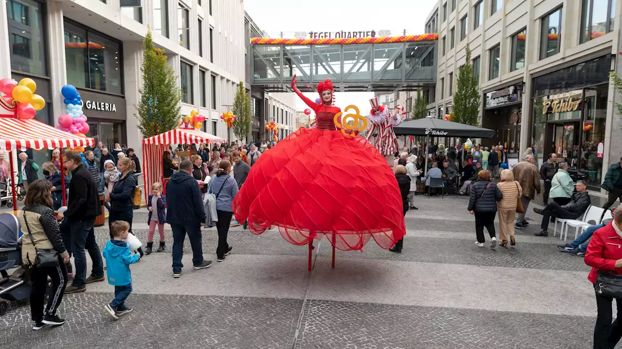 Straßenfest zur Eröffnung des neuen Tegel Quartiers