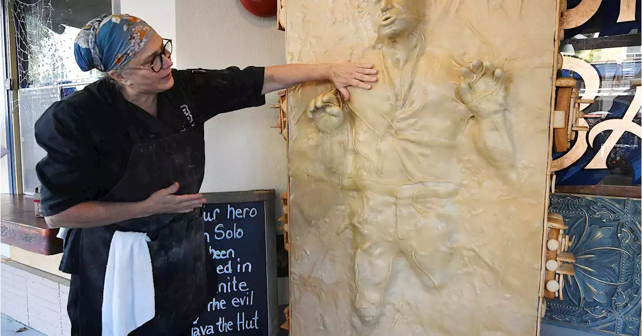 California baker creates life-sized Han Solo out of bread