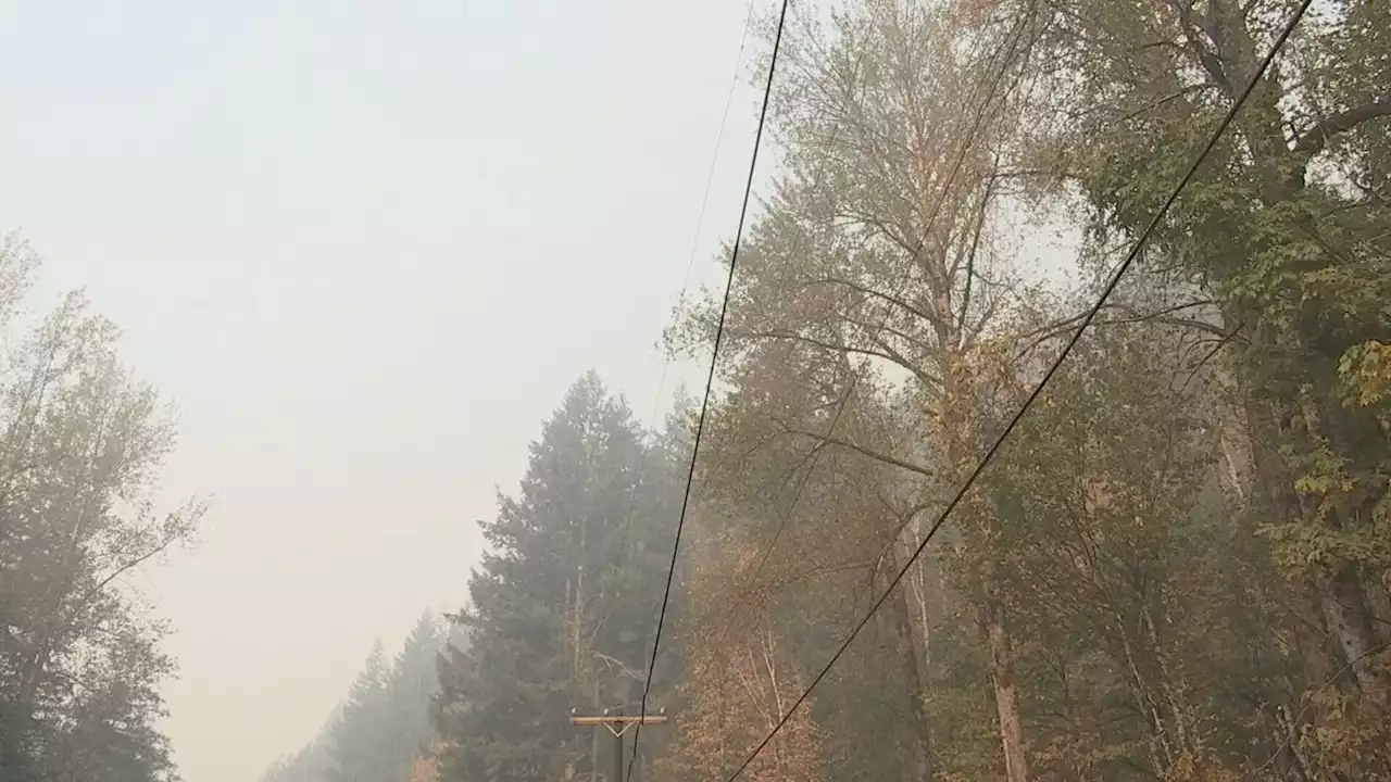 Stretch of US 2 closed as crews remove fire-damaged trees from Bolt Creek Fire