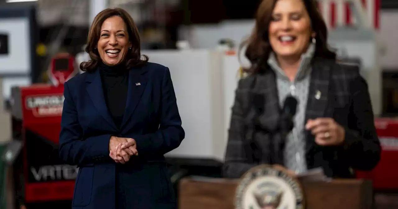 Kamala Harris campaigns with Gretchen Whitmer in potential 2028 preview