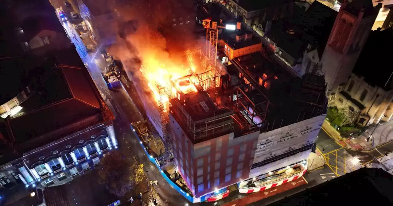 Live Leeds city centre fire as huge emergency response underway