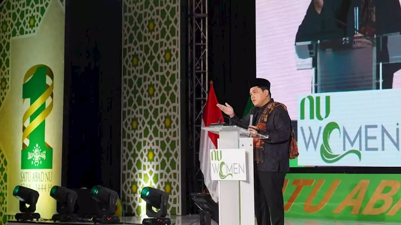 Erick Thohir Sepakat Bantu Muslimah NU Tangani Masalah Sosial