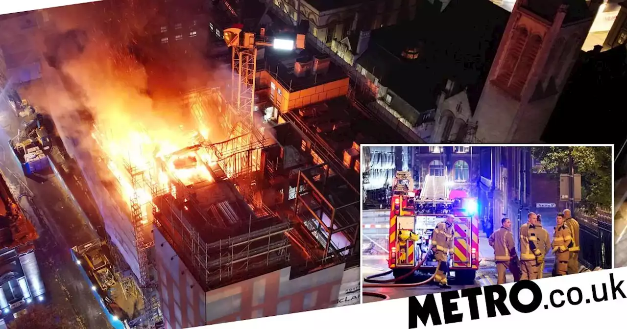 Huge fire rips through building in Leeds with 'loud explosions'