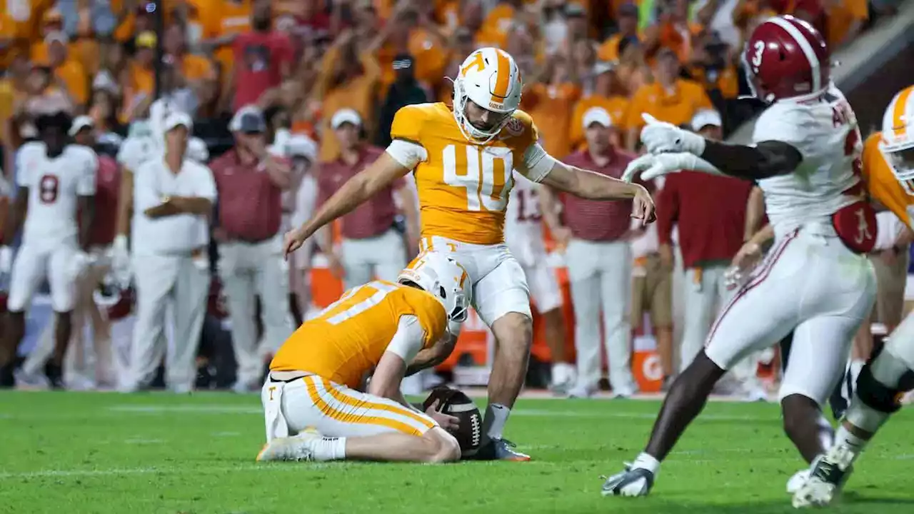 Tennessee Snaps Losing Streak to Alabama With FG as Time Expires