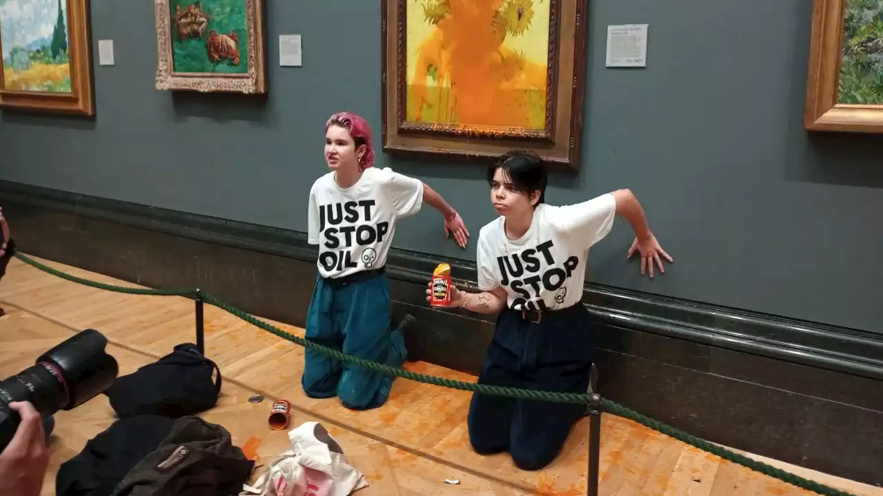 Who is Just Stop Oil, the group that threw soup on Van Gogh's painting?