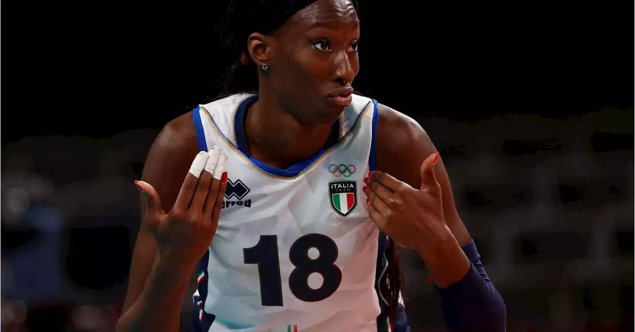 Italy's Draghi offers support to volleyball player Egonu over nationality issue