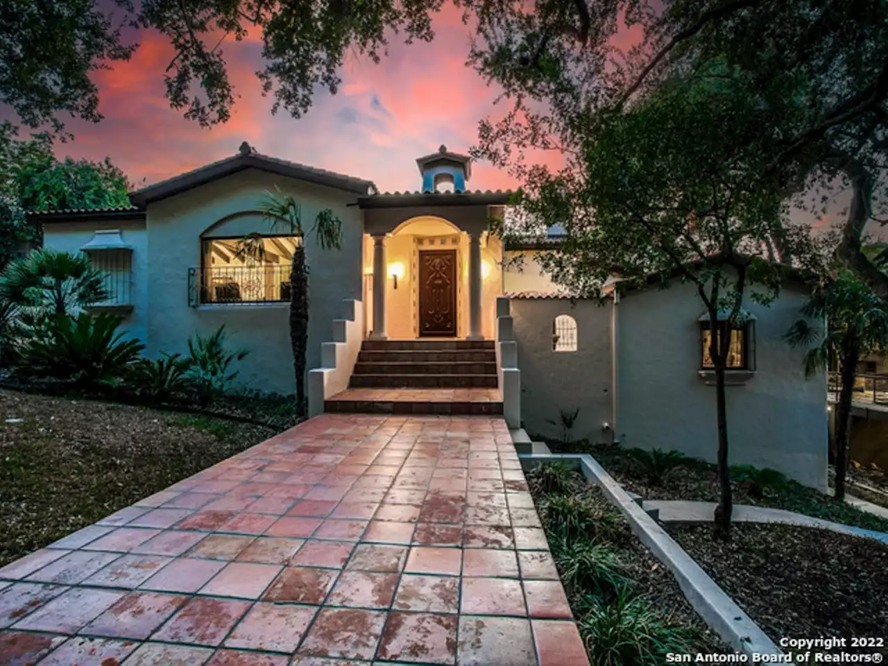 A Spanish-style home for sale in San Antonio is full of mermaid carvings and decorative cabinetry