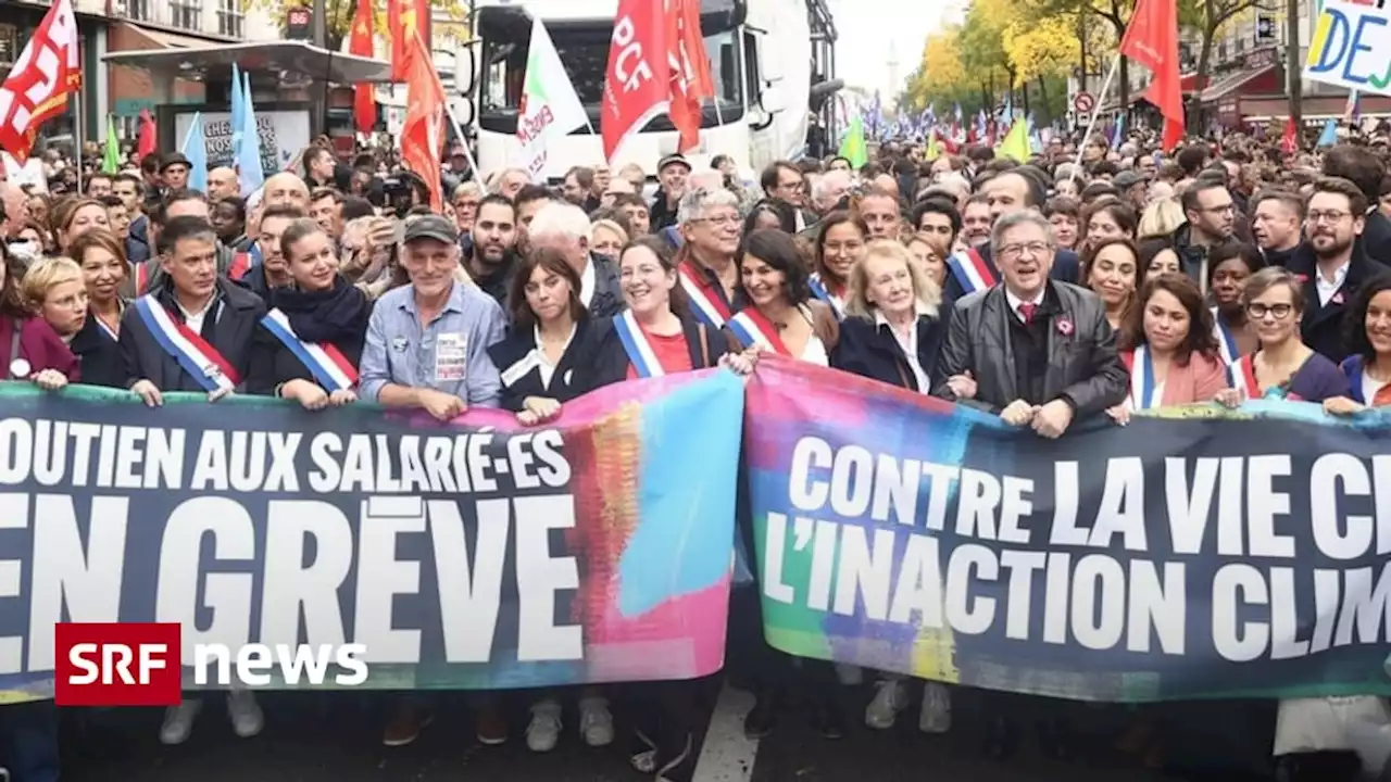 Demonstration in Frankreich - Zehntausende protestieren in Paris gegen steigende Preise