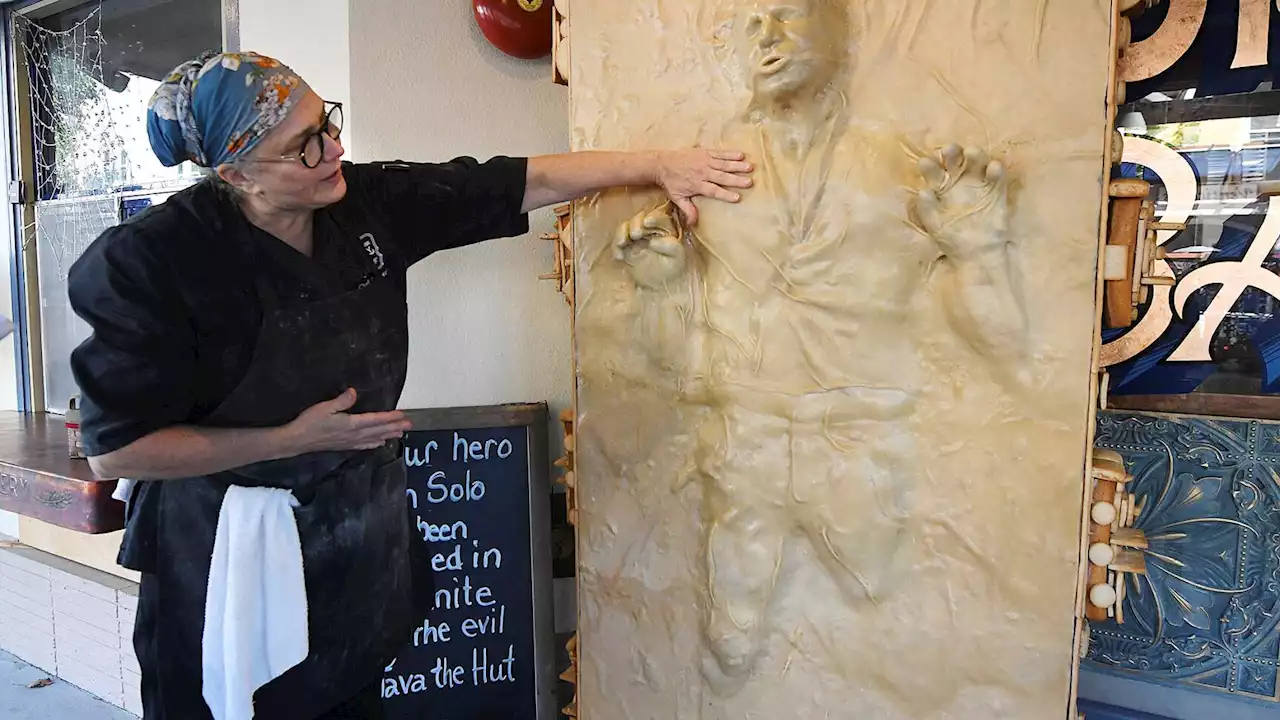 California baker creates life-sized Han Solo out of bread