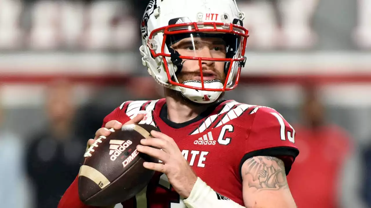 No. 13 North Carolina State loses standout quarterback Devin Leary for season