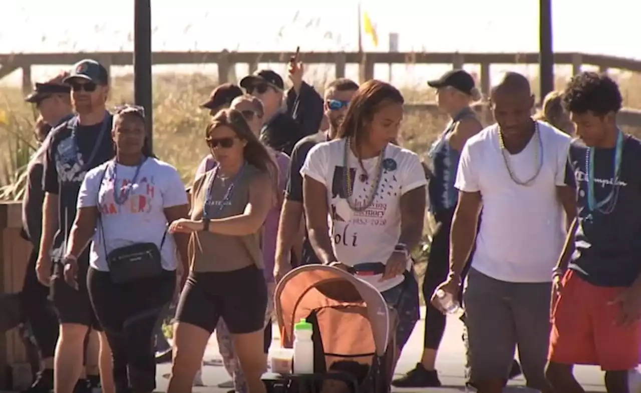 130 people die by suicide each day, so hundreds walked to raise mental health awareness