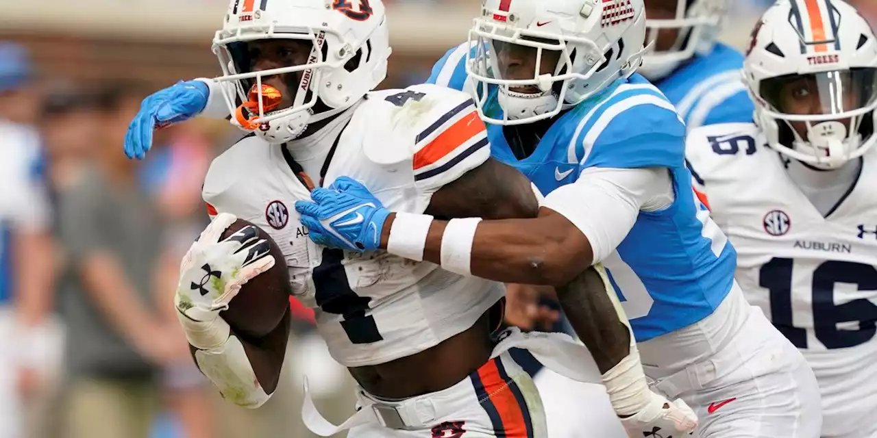 Auburn falls to No. 9 Ole Miss 48-34