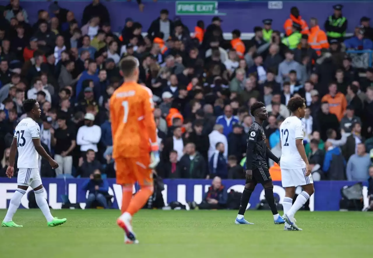 Leeds United v Arsenal halted after 'power cut' causes issues for VAR and goalline technology