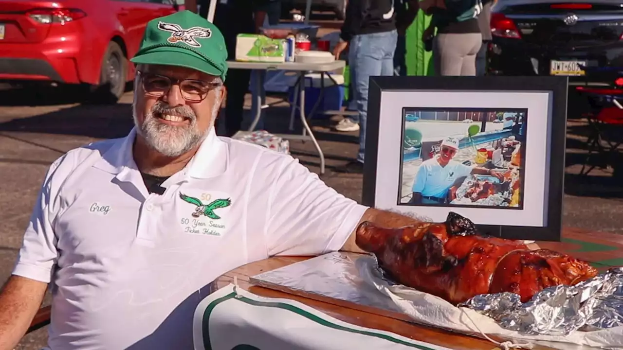 Philadelphia Eagles fan surprised with 50th anniversary tailgate