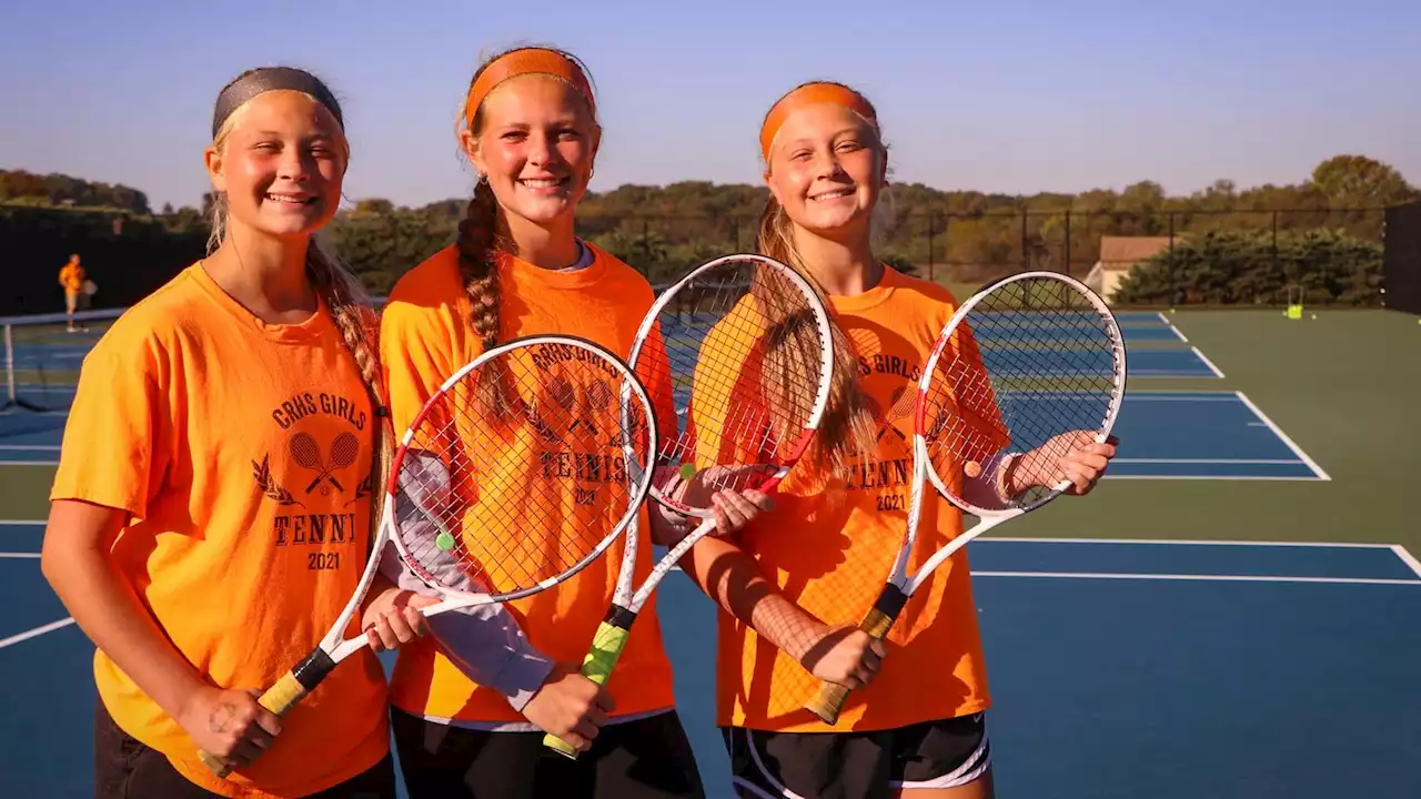 Three sisters score top rank on South Jersey high school tennis team