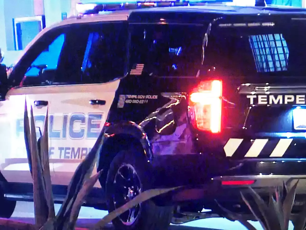 Tempe officers shoot person in stolen car who rammed police vehicles