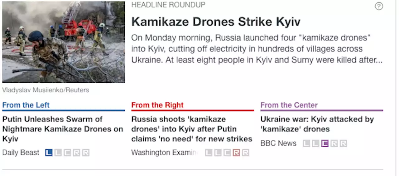 Kamikaze Drones Strike Kyiv