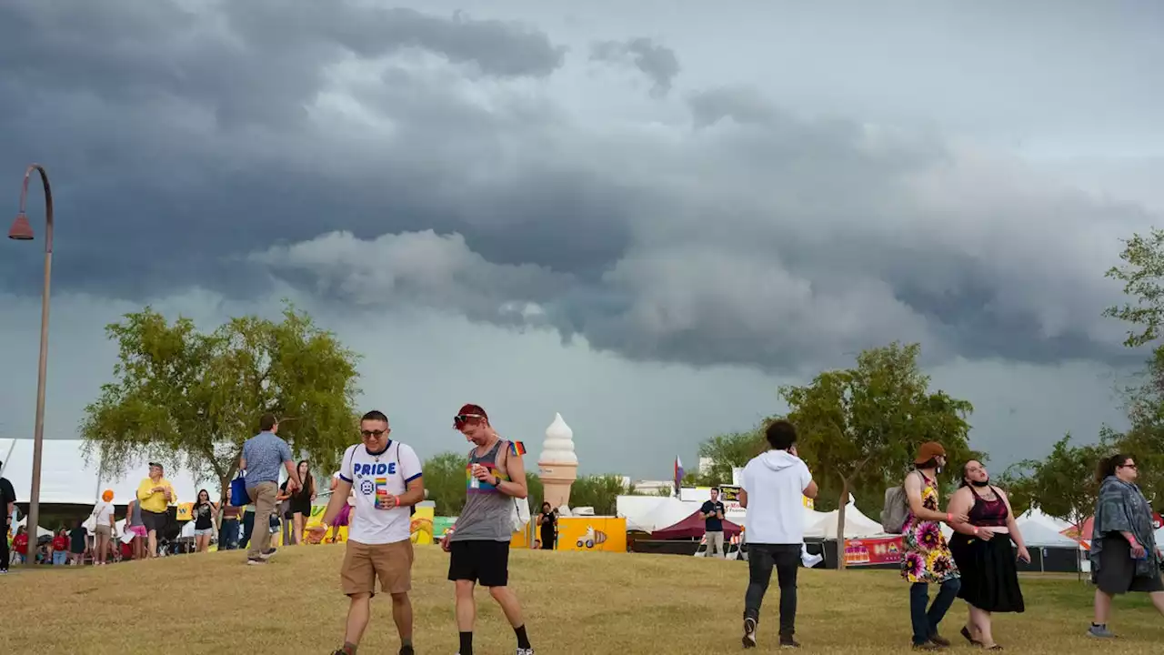 'Loud and proud': Phoenix Pride Festival draws crowd in spite of storms, heavy rain