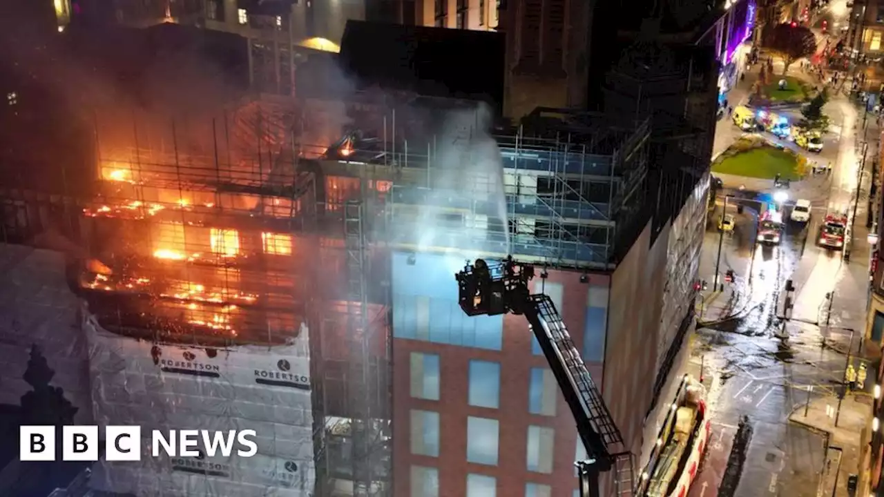 Leeds fire: Leonardo building blaze treated as arson