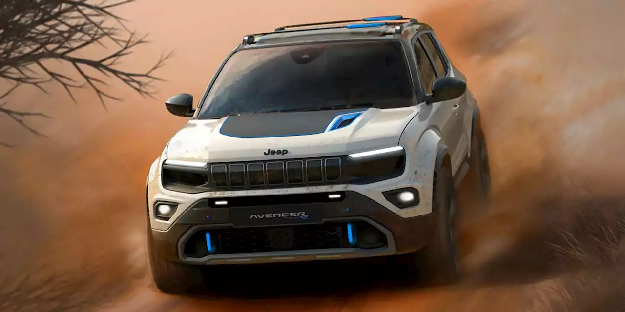 Paris Surprise: Electric Jeep Avenger 4x4 Concept Debuts