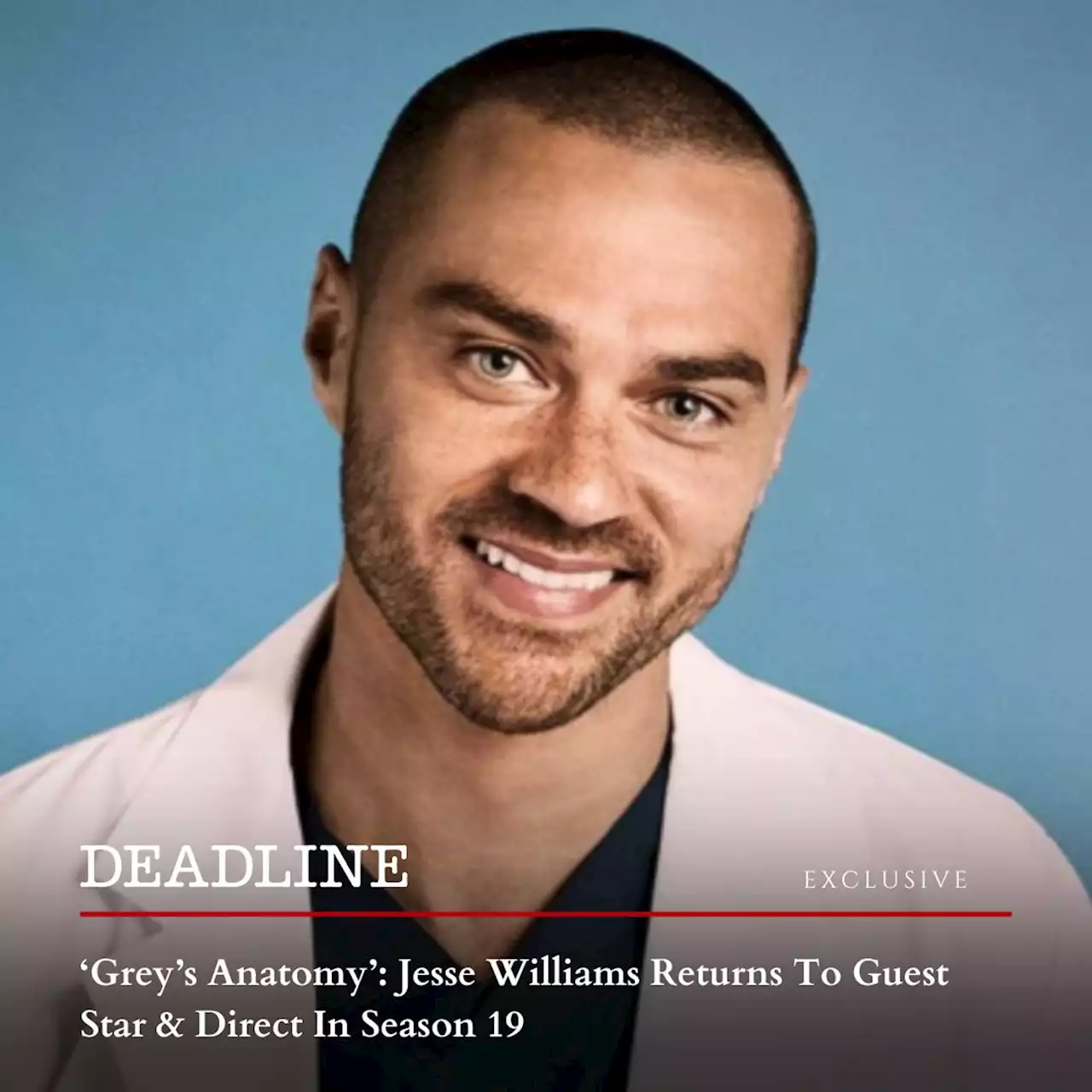 ‘Grey’s Anatomy’: Jesse Williams Returns To Guest Star & Direct In Season 19