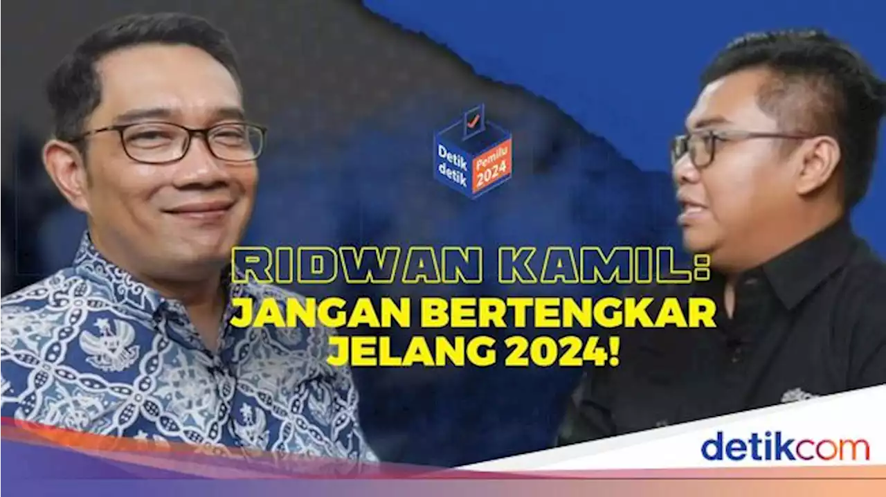 Ridwan Kamil: Jangan Bertengkar Jelang 2024!