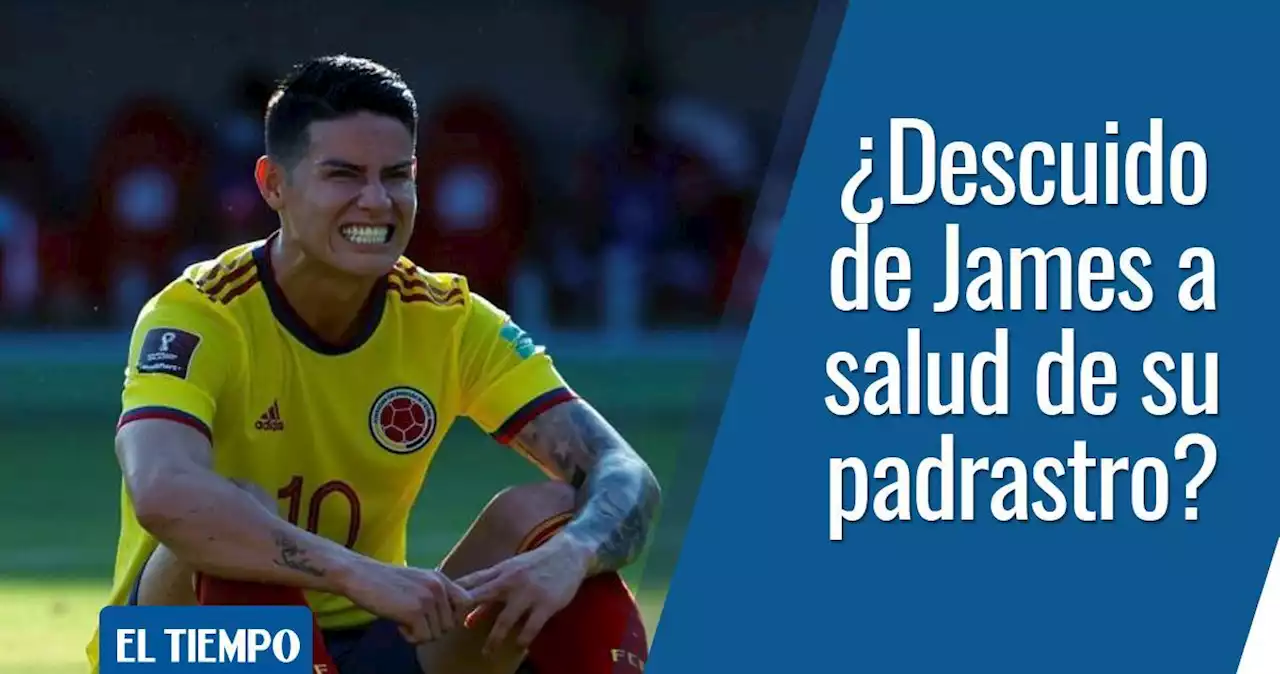 James Rodríguez: duras críticas por supuesta enfermedad de su padrastro