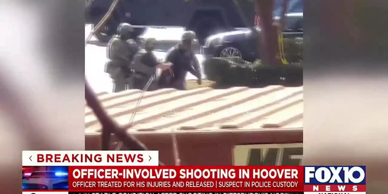 Hoover police officer injured in line of duty