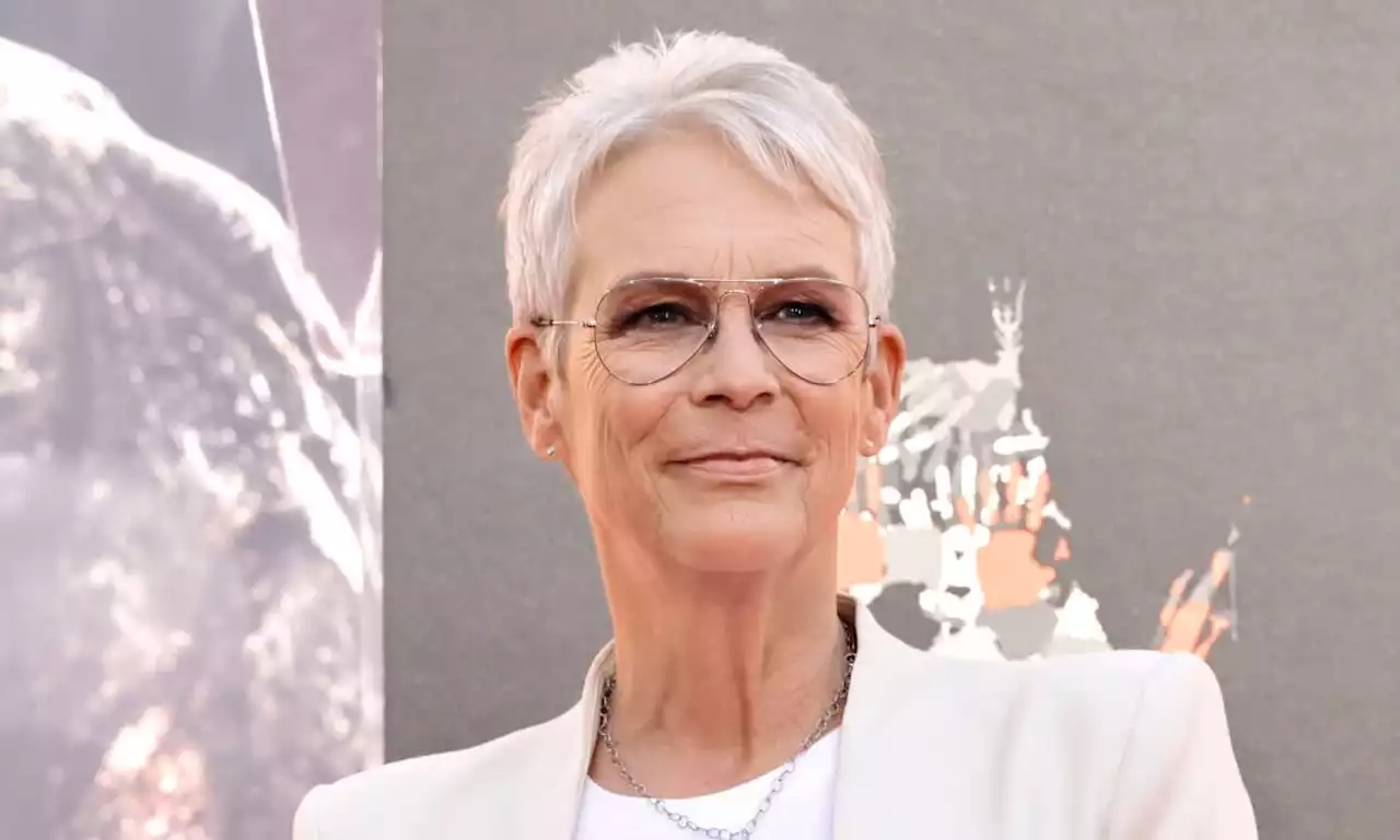 Jamie Lee Curtis celebrates final Halloween film's success with bloody photo