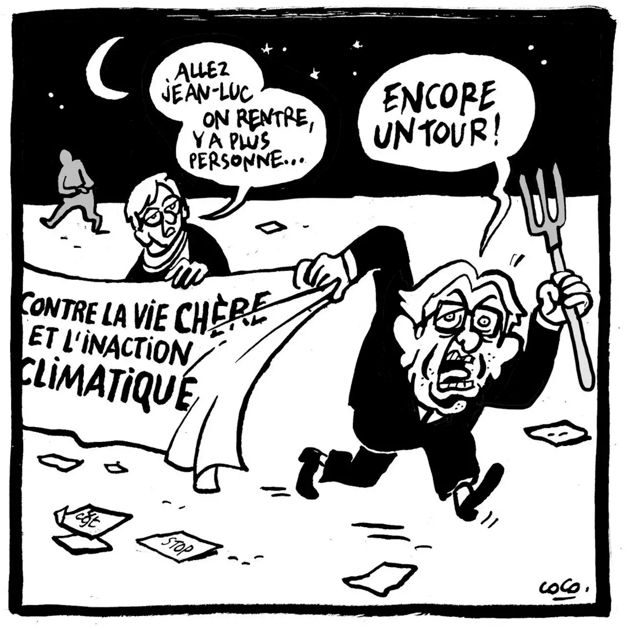 La gauche marche contre la vie chère, hommage à Samuel Paty deux ans après… Coco croque l’actu