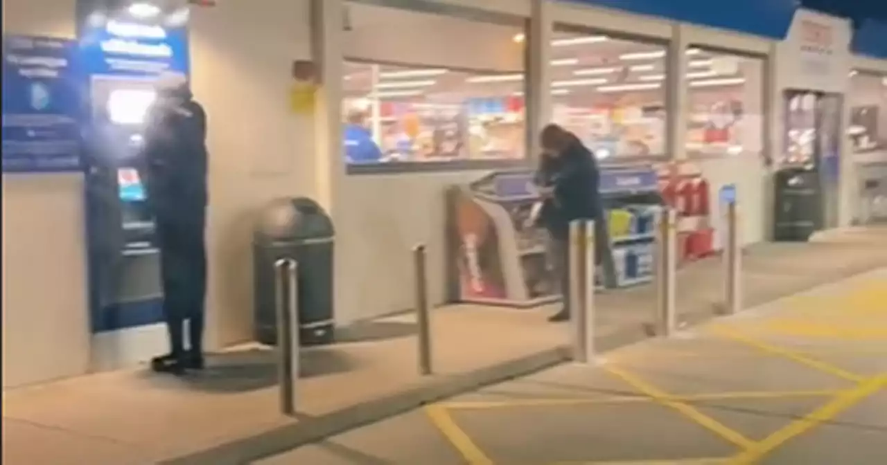 Prankster leaves Tesco customers baffled with mannequin cash point trick