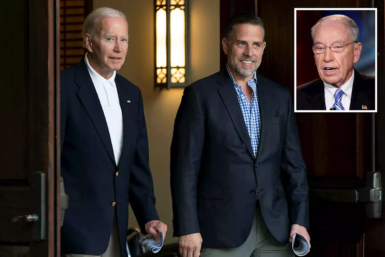 FBI has ‘voluminous evidence’ against Hunter, James Biden: Sen. Grassley