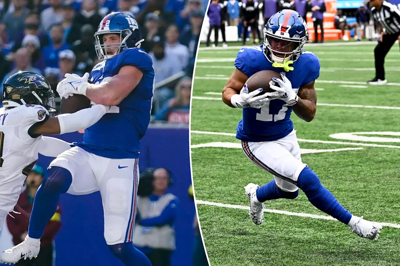 Giants rookies deliver with crucial touchdowns: ‘Drafted us for a reason’