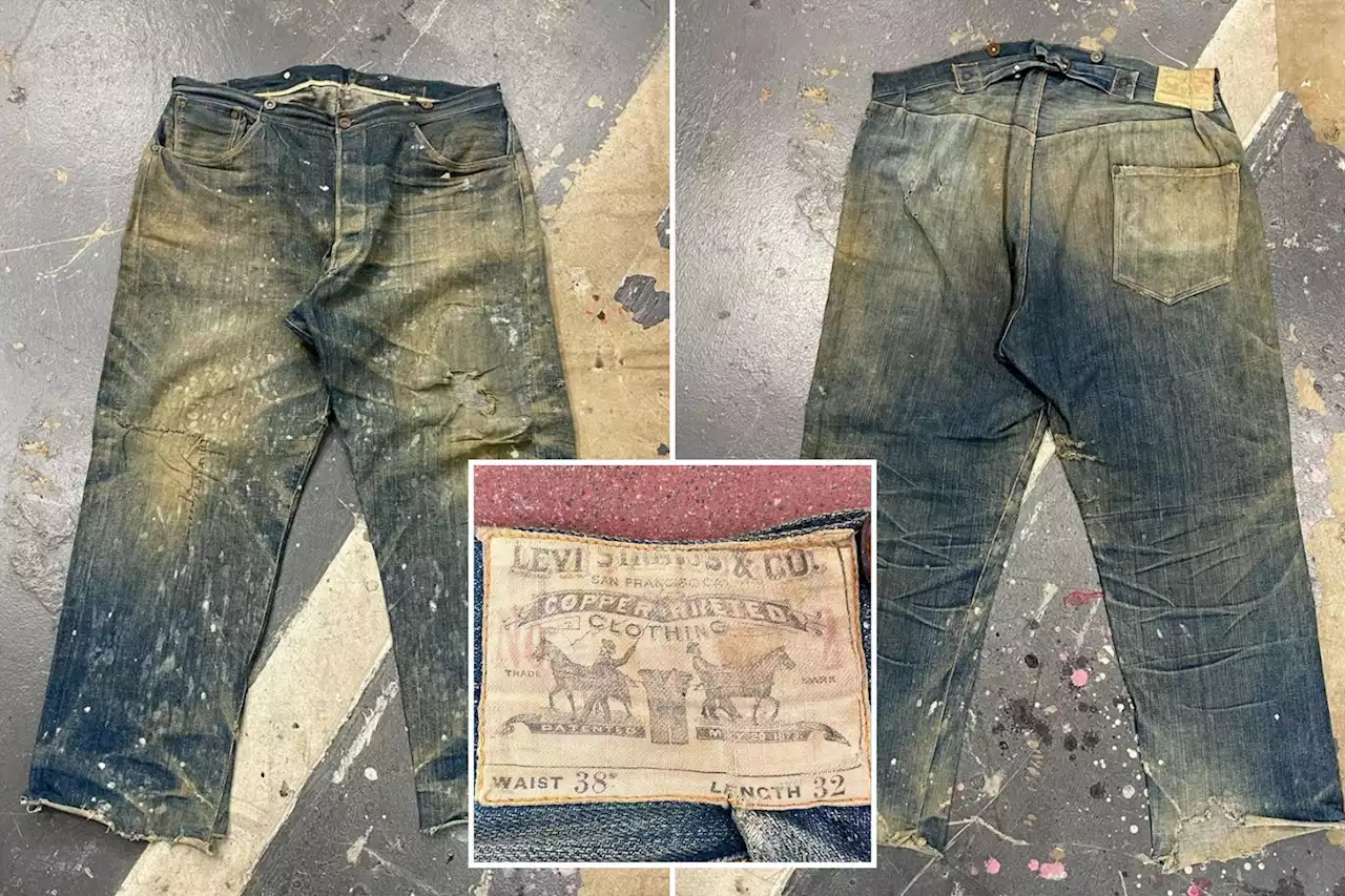 Pair of preworn Levi’s from the 1880s sell for more than $87,000 at auction