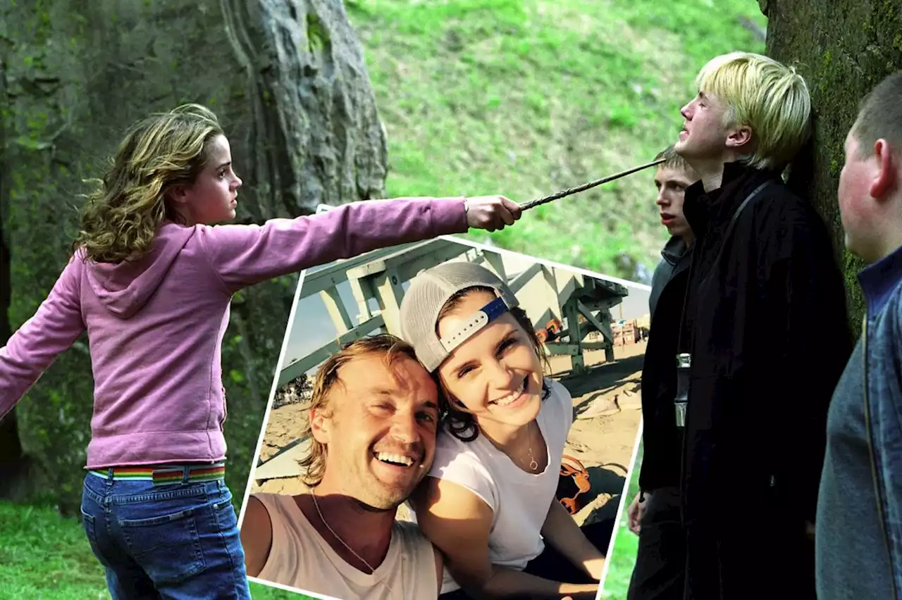 ‘Harry Potter’ stars Tom Felton & Emma Watson had crushes on each other