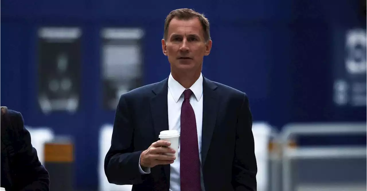 UK's Hunt brings forward fiscal announcement to Monday