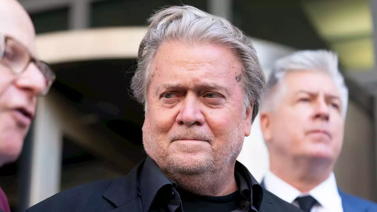 DOJ recommends 6 months in jail for Steve Bannon