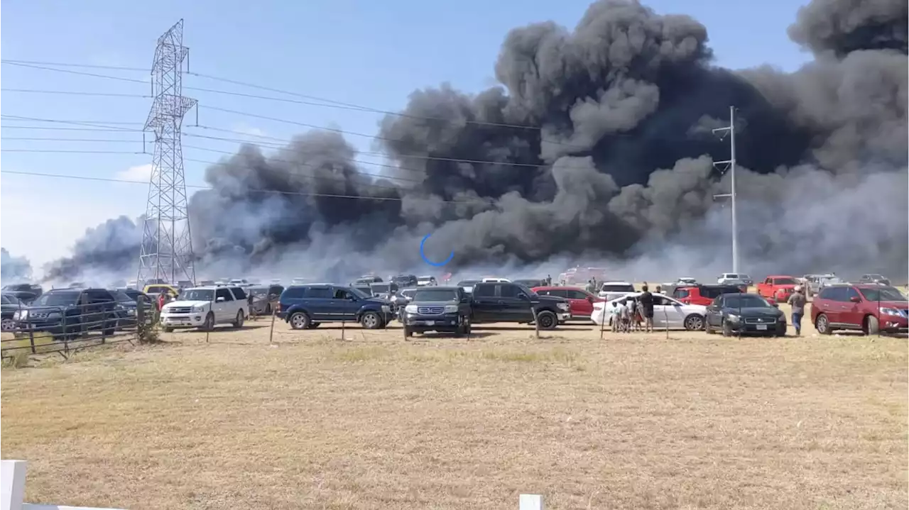 WATCH: Texas Fire Wreaks Havoc, Destroys Dozens of Cars