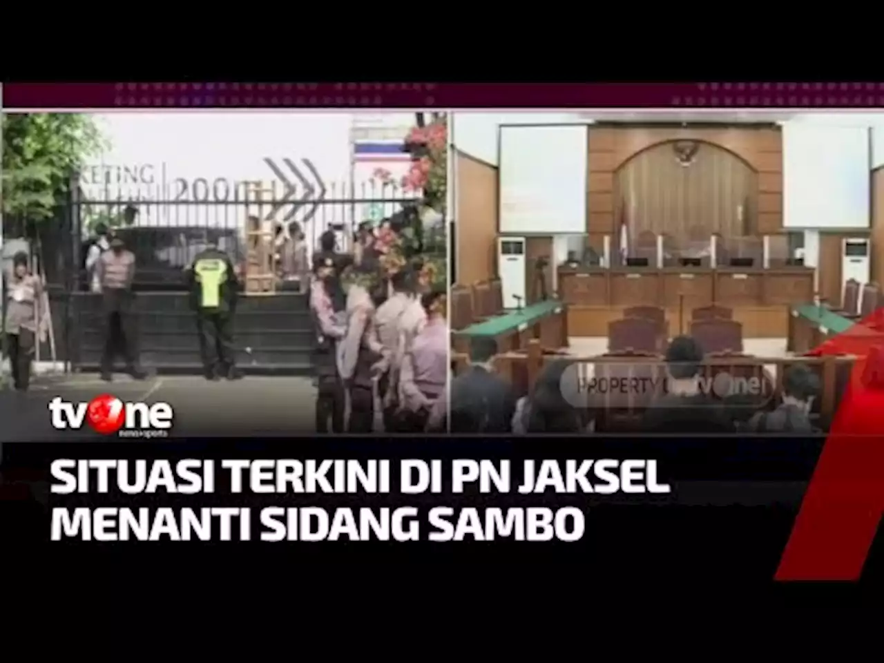 Pantauan Terkini di Dalam dan di Luar Gedung PN Jakarta Selatan - tvOne