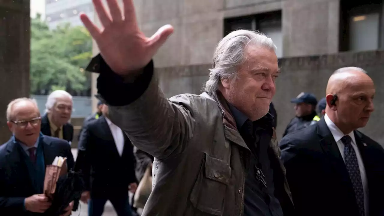 Justice Department seeks 6-month prison term for Steve Bannon in contempt case