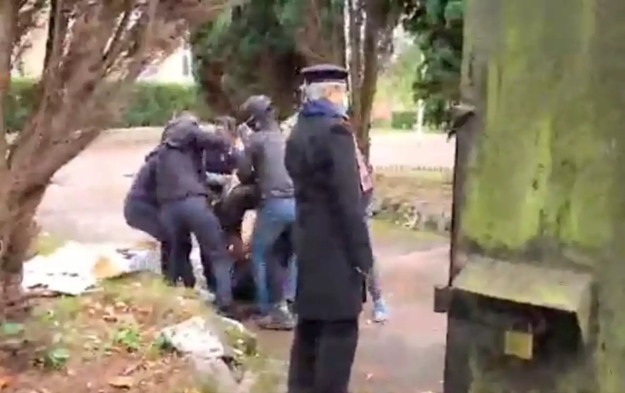 Watch: Hong Kong protester 'beaten up at Chinese consulate in Manchester'
