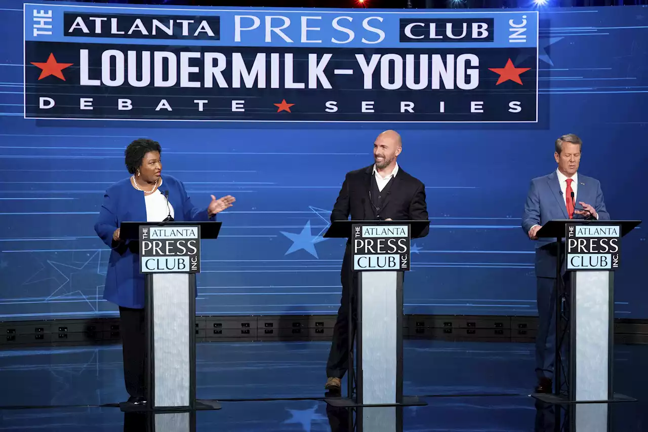 At Georgia debate, Abrams and Kemp clash on abortion, crime