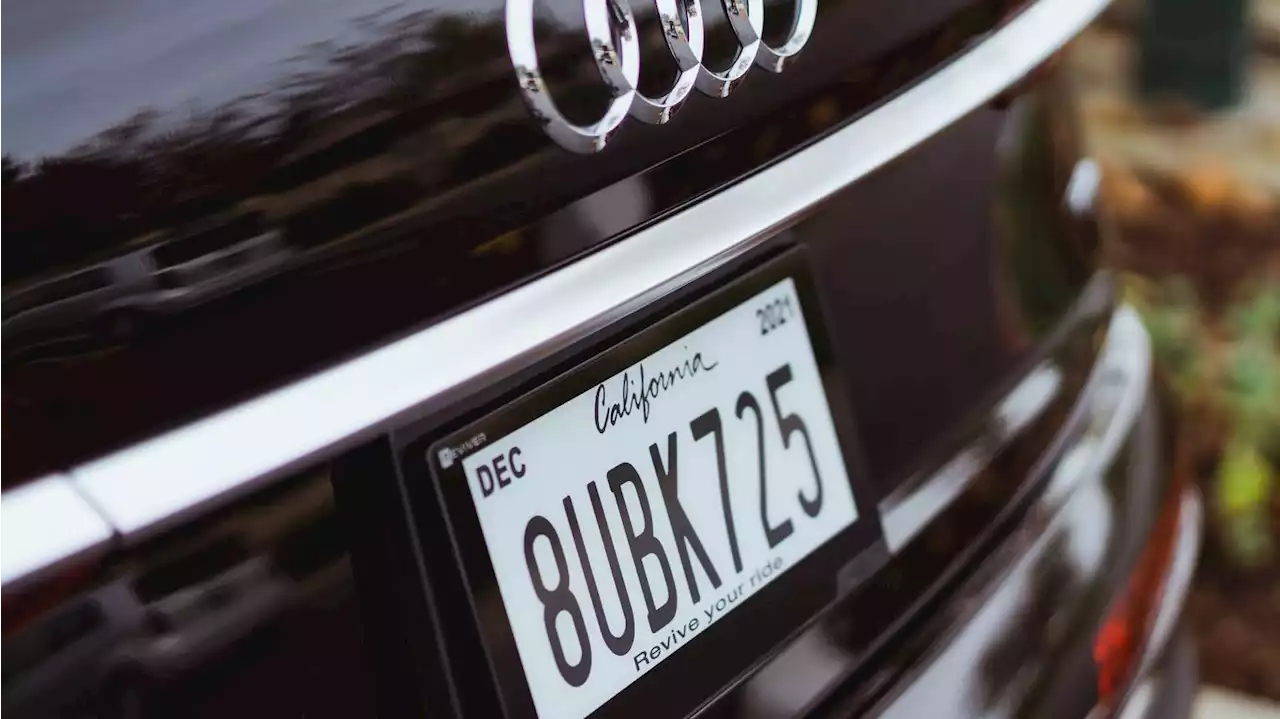 You can now get a digital license plate in California