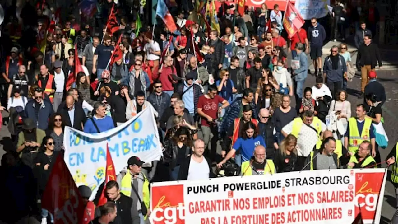 EN DIRECT - Grève: 107.000 manifestants recensés dans toute la France, selon le ministère de l'Intérieur